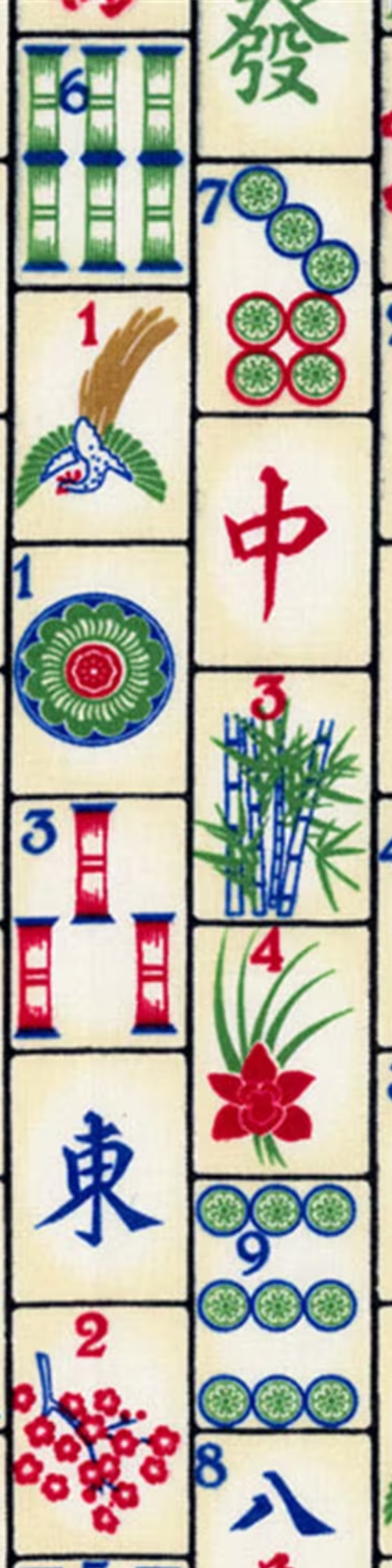 Bookmarks-Mah Jongg Themed