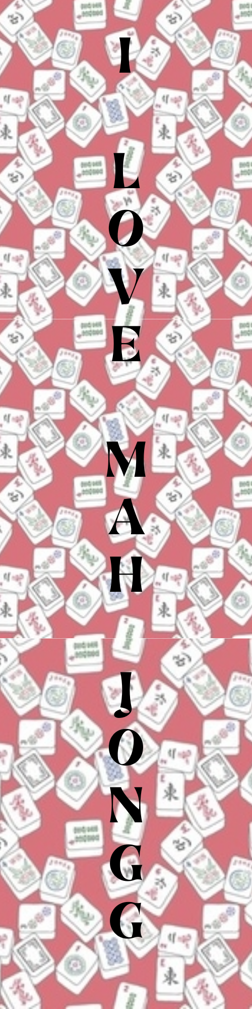 Bookmarks-Mah Jongg Themed