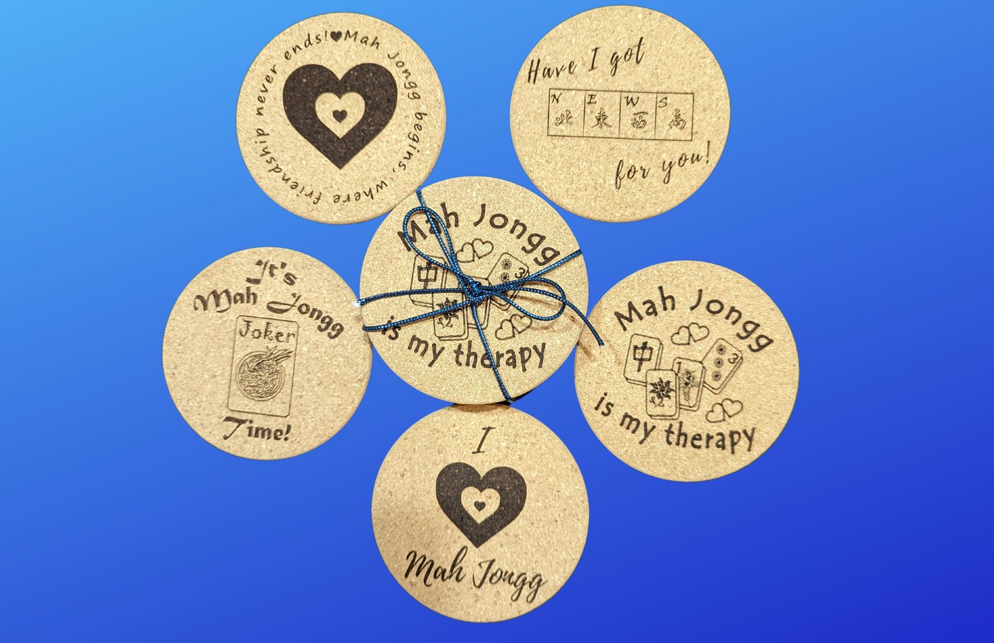 Mah Jongg Themed Coasters