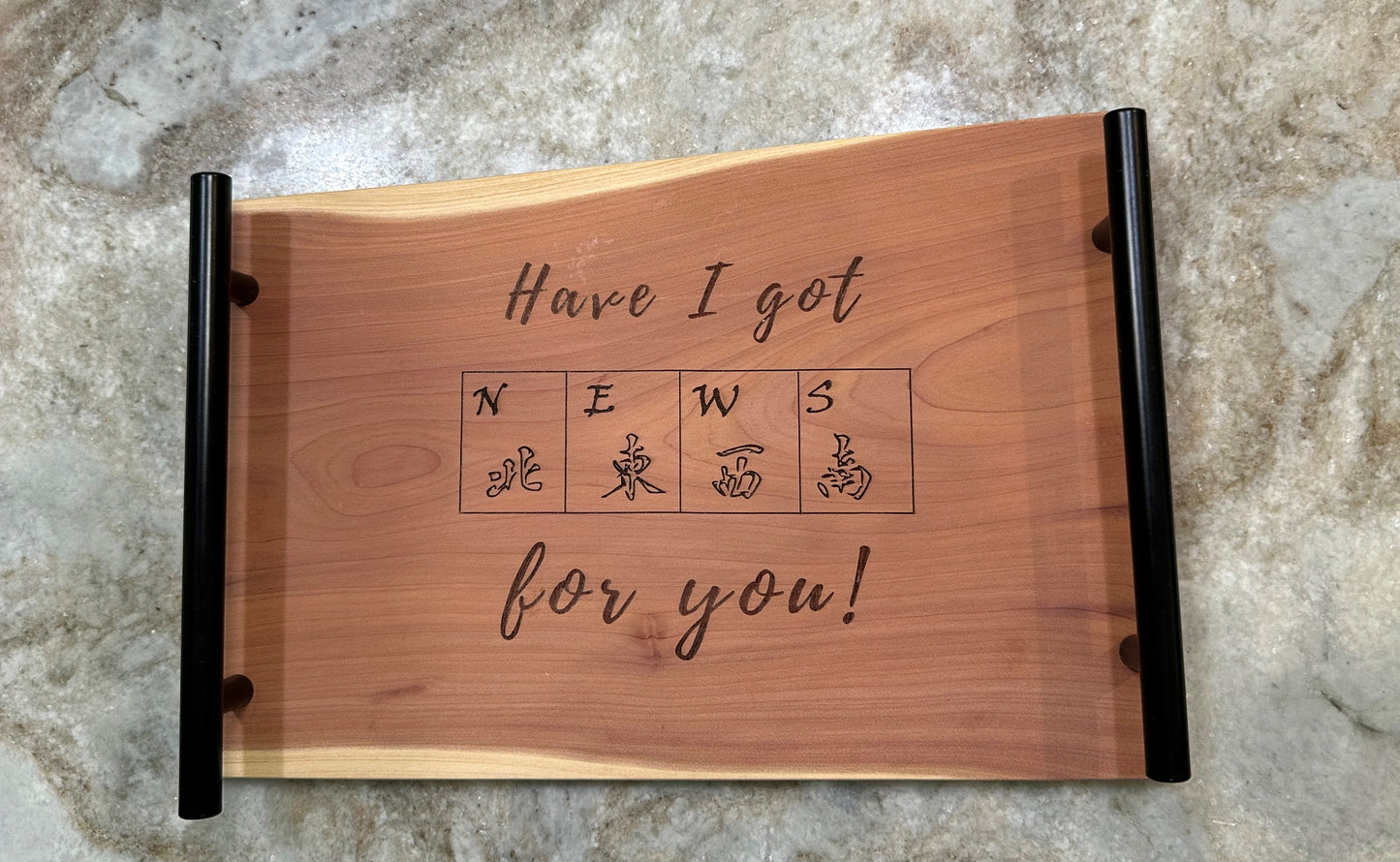 Mah Jongg Themed Cutting Board