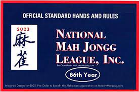 2023 Large National Mah Jongg League Card